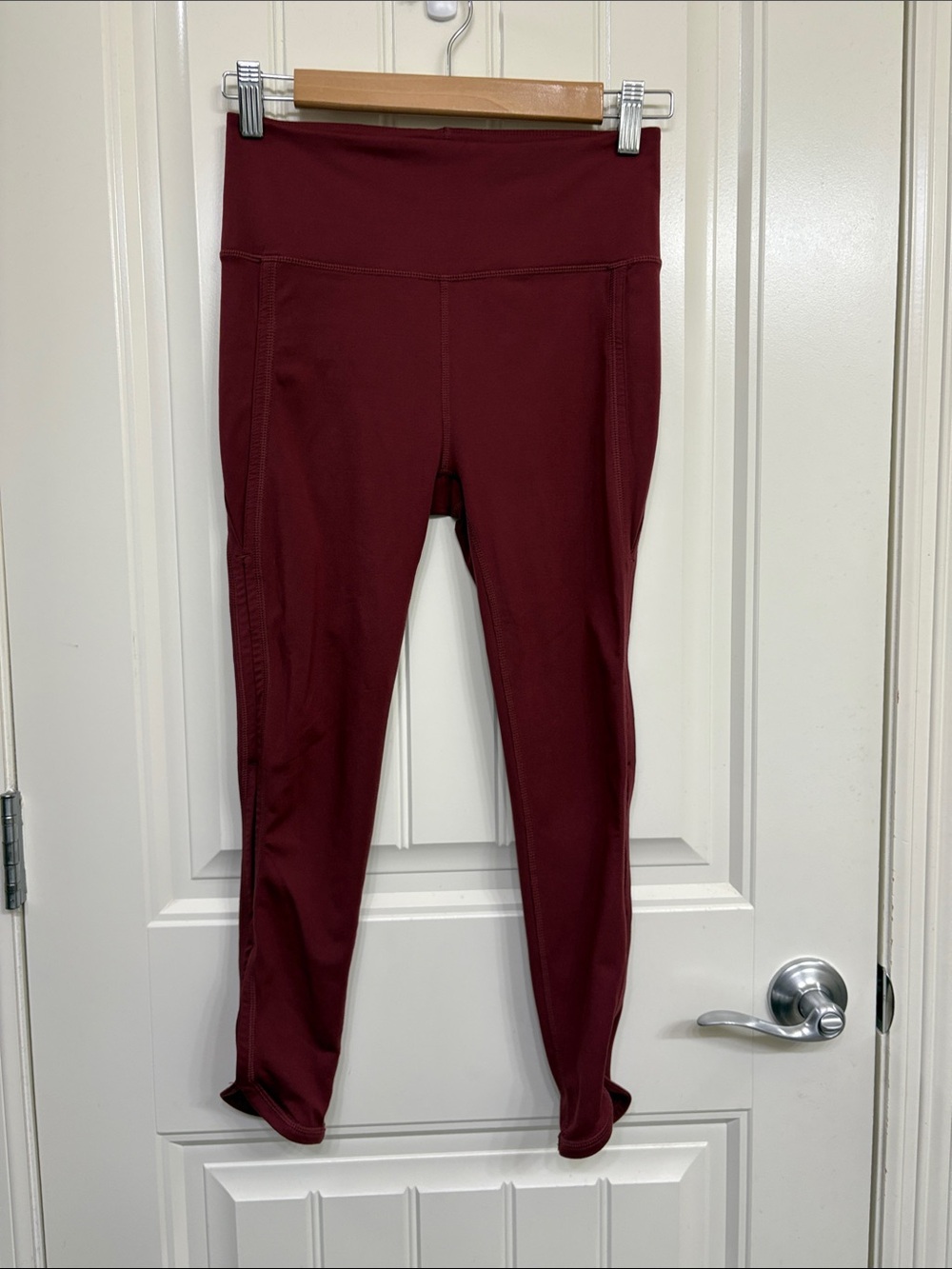 FP Movement by Free‎ People High-Rise Burgundy Red Leggings